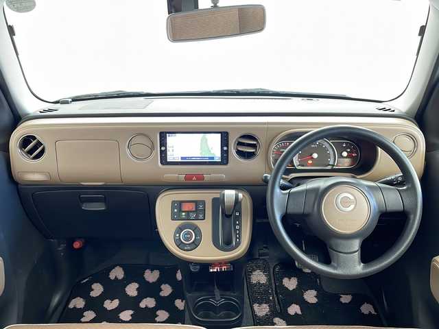 ダイハツ ミラ ココア プラスX 茨城県 2017(平29)年 6.6万km ムースピンクパール ＳＤナビ　フルセグＴＶ　バックモニター　Ｂｌｕｅｔｏｏｔｈ　ＥＴＣ　ドラレコ　ＬＥＤライト　アイドリングストップ　スマートキー　ドアバイザー　フロアマット　ルーフレール　禁煙車