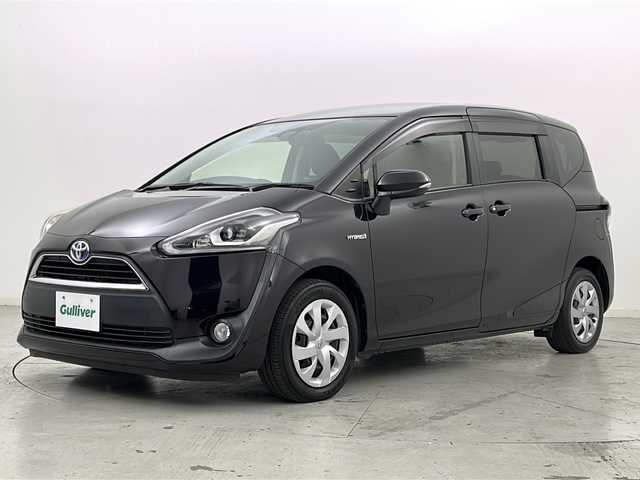 トヨタ シエンタ ハイブリッド G クエロ 宮城県 2018(平30)年 5万km クールボルドーガラスフレーク 純正ナビ/フルセグ／Ｂｌｕｅｔｏｏｔｈ/バックカメラ/両側パワースライドドア/ドライブレコーダー/レーンディパーチャーアラート/プリクラッシュセーフティ/ビルトインＥＴＣ/ハーフレザーシート