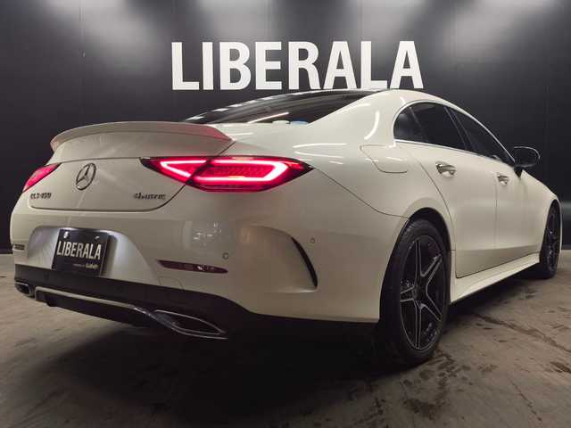 メルセデス・ベンツ ＣＬＳ４５０ 4マチック スポーツ 群馬県 2019(平31)年 6.1万km ダイヤモンドホワイト ワンオーナー/エクスクルーシブパッケージ/パノラミックスライディングルーフ/マルチビームLEDヘッドライト/シートベンチレーション/黒革シート/全方位カメラ/純正HDDナビ/ブルメスタースピーカー