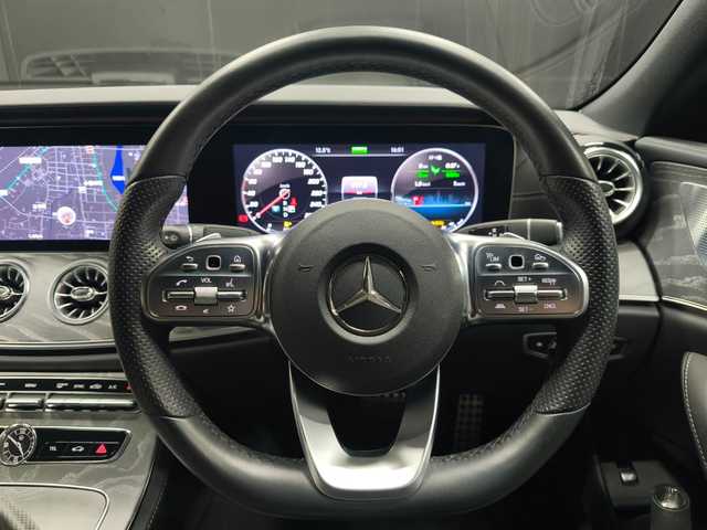 メルセデス・ベンツ ＣＬＳ４５０ 4マチック スポーツ 群馬県 2019(平31)年 6.1万km ダイヤモンドホワイト ワンオーナー/エクスクルーシブパッケージ/パノラミックスライディングルーフ/マルチビームLEDヘッドライト/シートベンチレーション/黒革シート/全方位カメラ/純正HDDナビ/ブルメスタースピーカー