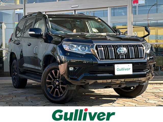トヨタ ランドクルーザー プラド TX-L 70thアニバーサリーLTD 静岡県 2022(令4)年 2.5万km ブラック ナビ機能/CD/DVD/FM/AM/VTR/SD/USB/ipod/Bluetooth/フルセグTV/主要装備/・レーダークルーズコントロール　/・バックカメラ　/・スマートキー　/・ＥＴＣ　/・シートヒーター　/・エアシート　/・パワーシート　/・オートハイビーム　/・オートライト　/・プッシュスタート　/・レザーシート　/・フォグランプ　/・横滑り防止装置/・コーナーセンサー/・純正アルミホイール/・純正フロアマット/・LEDライト/・横滑り防止装置/・特別仕様車