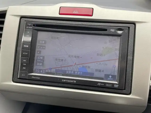 ホンダ フリード G ハイウェイエディション 滋賀県 2010(平22)年 5.6万km ポリッシュドメタルメタリック 社外ナビ/(CD/DVD/フルセグ/USB)/片側パワースライドドア/ETC/オートライト/LEDヘッドライト/電動格納ミラー/純正フロアマット/スペアキー