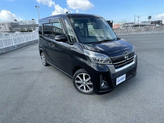 日産 デイズ ルークス ハイウェイスター Gターボ 大阪府 2019(令1)年 3.7万km ブラック (株)IDOMが運営する【じしゃロン堺店】の自社ローン専用車両になります。/こちらは現金またはオートローンご利用時の価格です。自社ローンご希望の方は別途その旨お申付け下さい