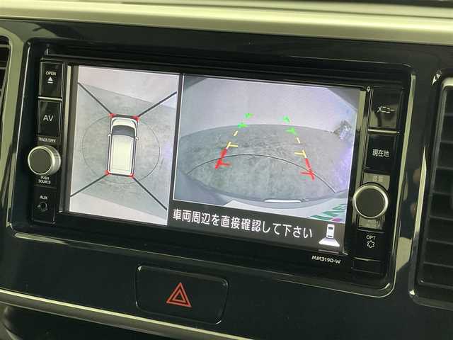 日産 デイズ ルークス ハイウェイスター Gターボ 群馬県 2019(令1)年 1.6万km スターリングシルバーM 純正７インチナビ　アラウンドビューモニター　エマージェンシーブレーキ　車線逸脱警報　両側パワースライドドア　クルーズコントロール　ステアリングスイッチ　ドライブレコーダー　ＥＴＣ２．０　ＬＥＤ　禁煙車