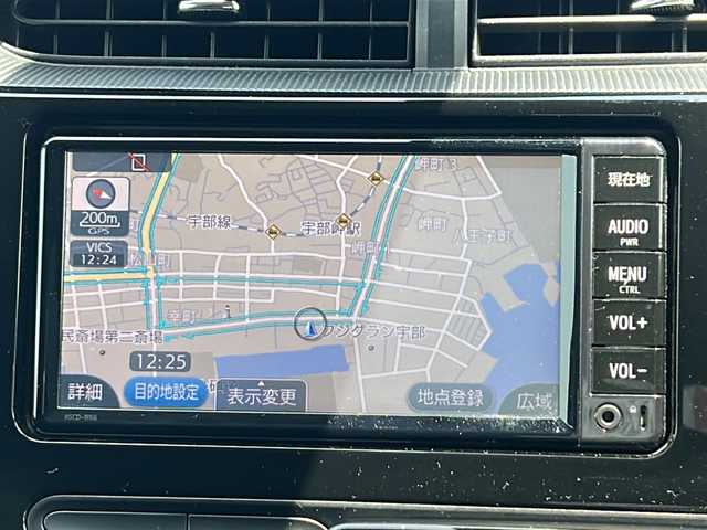 トヨタ アクア S スタイルブラック 山口県 2018(平30)年 6.6万km ダークブルーマイカ 純正SDナビ　【NCSD-W66】/Bluetooth接続/CD再生機能有/AM・FM/バックカメラ/ビルトインETC/ルームミラー型ドライブレコーダー/スマートキー/エンジンプッシュスタート/純正LEDヘッドライト/純正フロアマット/レーンアシスト/衝突軽減システム