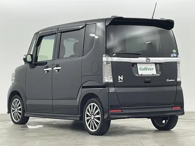 ホンダ Ｎ ＢＯＸ カスタム G 福島県 2015(平27)年 5.4万km スマートブラック 純正ナビ/・型番：VXM-155ｖsi/・ワンセグTV/BT/FA/AM/SD/USB/CD/DVD/・バックカメラ/・ETC/プッシュスタート/・スマートキー/・スペアキー/LEDライト/・オートライト/電動格納ミラー/・オートミラー/ドアバイザー/純正フロアマット/Wエアバック/サイドビューサポートミラー/ウインカーミラー/ステアリングスイッチ