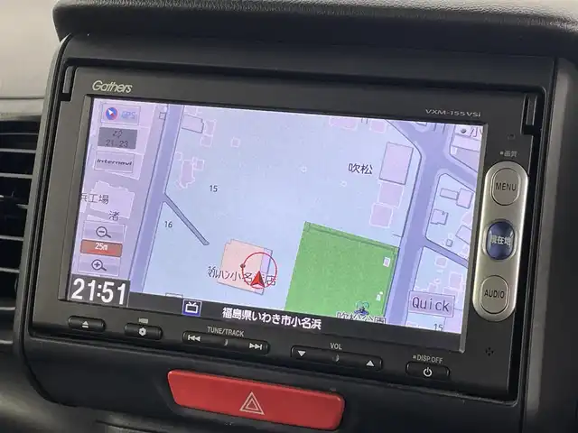 ホンダ Ｎ ＢＯＸ カスタム G 福島県 2015(平27)年 5.4万km スマートブラック 純正ナビ/・型番：VXM-155ｖsi/・ワンセグTV/BT/FA/AM/SD/USB/CD/DVD/・バックカメラ/・ETC/プッシュスタート/・スマートキー/・スペアキー/LEDライト/・オートライト/電動格納ミラー/・オートミラー/ドアバイザー/純正フロアマット/Wエアバック/サイドビューサポートミラー/ウインカーミラー/ステアリングスイッチ