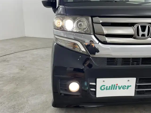 ホンダ Ｎ ＢＯＸ カスタム G 福島県 2015(平27)年 5.4万km スマートブラック 純正ナビ/・型番：VXM-155ｖsi/・ワンセグTV/BT/FA/AM/SD/USB/CD/DVD/・バックカメラ/・ETC/プッシュスタート/・スマートキー/・スペアキー/LEDライト/・オートライト/電動格納ミラー/・オートミラー/ドアバイザー/純正フロアマット/Wエアバック/サイドビューサポートミラー/ウインカーミラー/ステアリングスイッチ