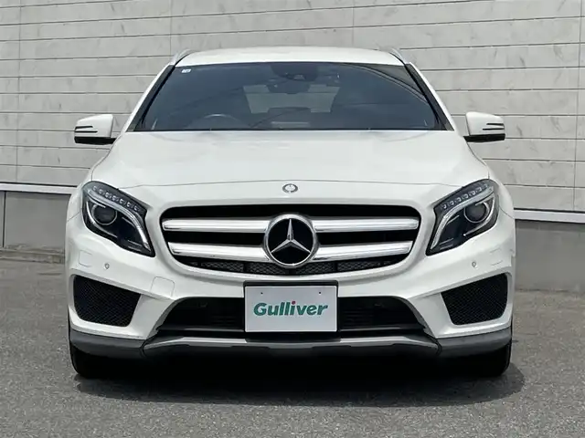 メルセデス・ベンツ ＧＬＡ２５０ 4マチック スポーツ 山形県 2014(平26)年 4.5万km カルサイトホワイト 4WD/純正メモリナビ/・フルセグ/CD/AM/FM/Bluetooth/バックカメラ/クルーズコントロール/ブラインドスポットモニター/コーナーセンサー/横滑り防止装置/盗難防止装置/オートライト/HIDライト/ETC/前席シートヒーター/運転席パワーシート/ハーフレザー/ダブルサイドエアバック/パドルシフト/電動リアゲート/純正18インチアルミホイールサマータイヤ/社外フロアマット/社外ドライブレコーダー/スペアキー/ルーフレール