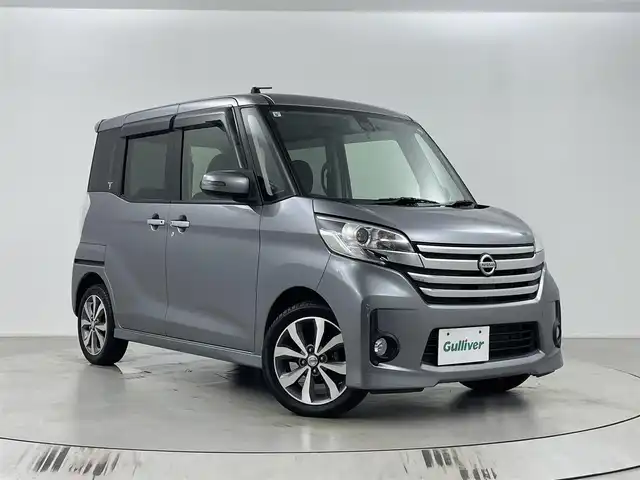 日産 デイズ ルークス ハイウェイスターX Gパッケージ 埼玉県 2015(平27)年 2.7万km チタニウムグレーメタリック 純正ナビ　MC315D-W/全方位カメラ/前後ドラレコ/ETC/衝突軽減ブレーキ/アイドリングストップ/両側パワスラ/ロールサンシェード/フロントフォグランプ/ウィンカーミラー/プッシュスタート/純正ドアバイザー/純正フロアマット/純正15インチアルミホイール