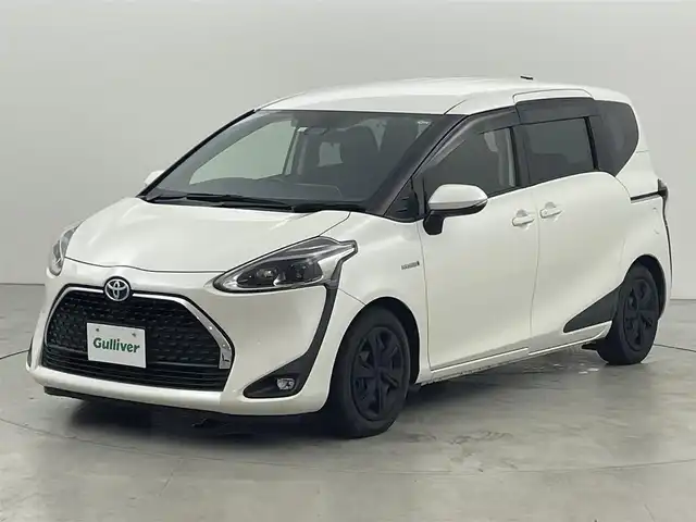トヨタ シエンタ ハイブリッド ファンベースG 福岡県 2020(令2)年 6.5万km ホワイトパールクリスタルシャイン 純正９型ナビ（フルセグＴＶ）　/バックカメラ　/ローダウン　/ビルトインＥＴＣ　/前後ドラレコ　/クルーズコントロール　/衝突被害軽減ブレーキ　/レーンキープ　/オートマチックハイビーム　/両側電動スライドドア　/ＬＥＤ