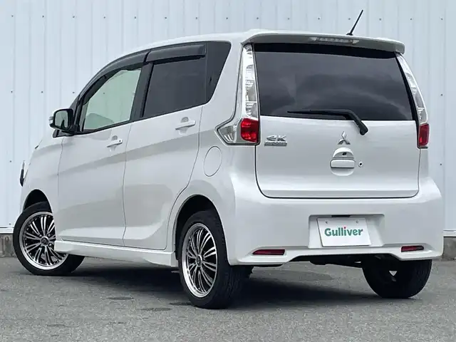 三菱 ｅＫカスタム T 福岡県 2013(平25)年 9万km シルキーホワイト 純正ナビ（ＭＰ３１０－Ｗ）/CD　DVD　ワンセグTV　Bluetooth/バックカメラ　/スマートキー　/ｐｕｓｈスタート　/ＥＴＣ　/シートヒーター