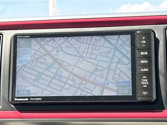 トヨタ パッソ モーダ 秋田県 2016(平28)年 7.9万km ブラックマイカメタリック/ファイアークォーツレッドメタリック 社外ＳＤナビ/社外CD、DVD、BT、フルセグ/バックカメラ/社外14インチアルミ/４WD/ETC/スペアキー