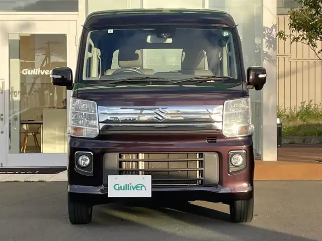 スズキ エブリィ ワゴン PZターボ スペシャル 道央・札幌 2017(平29)年 8.5万km ムーンライトバイオレットPM ・4WD/・衝突軽減ブレーキ/・社外ナビ/CD&DVD&SD&USB&BT&フルセグTV/・両側パワースライドドア/・オートステップ(左後席のみ)/・後席手動格納/・シートヒーター(運転席のみ)/・ABS/・横滑り防止装置/・オートライト/・フォグランプ/・電動格納ミラー/・ウィンカーミラー/・ドアバイザー/・純正AW付夏タイヤ/・スペアキー2本(インテリジェントキー有1本、無1本)/・保証書/・取扱説明書