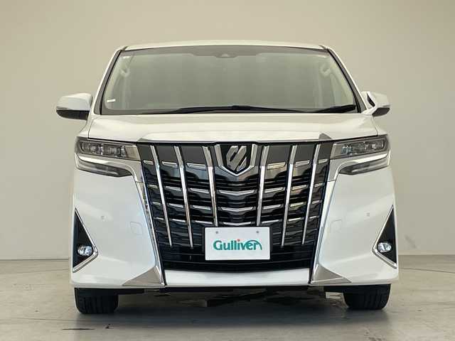 トヨタ アルファード X 愛知県 2019(平31)年 5.3万km ホワイトパールクリスタルシャイン トヨタセーフティセンス/アルパイン11型ナビ/フリップダウンモニター/片側パワースライド/レーダークルーズコントロール/バックカメラ/コーナーセンサー/純正アルミホイール/LEDヘッドライト/リアオートエアコン/フルセグ/CD DVD/Bluetooth/衝突軽減システム/オートマチックハイビーム/ドライブレコーダー/ETC/ステアリングスイッチ/スマートキー/プッシュスタート