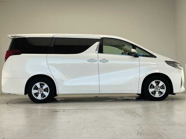 トヨタ アルファード X 愛知県 2019(平31)年 5.3万km ホワイトパールクリスタルシャイン トヨタセーフティセンス/アルパイン11型ナビ/フリップダウンモニター/片側パワースライド/レーダークルーズコントロール/バックカメラ/コーナーセンサー/純正アルミホイール/LEDヘッドライト/リアオートエアコン/フルセグ/CD DVD/Bluetooth/衝突軽減システム/オートマチックハイビーム/ドライブレコーダー/ETC/ステアリングスイッチ/スマートキー/プッシュスタート