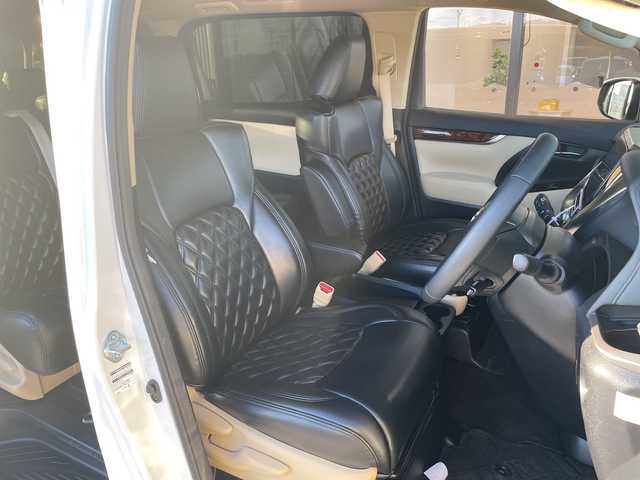 トヨタ アルファード X 愛知県 2019(平31)年 5.3万km ホワイトパールクリスタルシャイン トヨタセーフティセンス/アルパイン11型ナビ/フリップダウンモニター/片側パワースライド/レーダークルーズコントロール/バックカメラ/コーナーセンサー/純正アルミホイール/LEDヘッドライト/リアオートエアコン/フルセグ/CD DVD/Bluetooth/衝突軽減システム/オートマチックハイビーム/ドライブレコーダー/ETC/ステアリングスイッチ/スマートキー/プッシュスタート