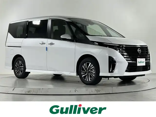 日産 セレナ e－パワー ハイウェイスター V 佐賀県 2025(令7)年 0.1千km プリズムホワイト 登録済み未使用車/純正12.3インチナビ/全方位カメラ/デジタルインナールームミラー/プロパイロット/衝突被害軽減システム/レーダークルーズコントロール/レーンアシスト/ブラインドスポットモニター/先行車発信お知らせ機能/ロードサインアシスト/オートライト/オートマチックハイビーム/LEDヘッドライト/LEDフォグライト/電動パーキング/ブレーキホールド/ビルトインETC2.0/純正ナビ内蔵型前後ドライブレコーダー/両側パワースライドドア/ハンズフリースライドドア/シートバックテーブル/ISOFIX対応/後席サンシェード/HDMI接続/置くだけ充電/純正16インチアルミホイール/スマートキー/スペアキー×１