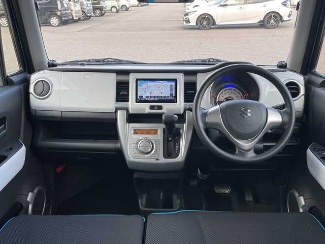 スズキ ハスラー G ターボ 富山県 2015(平27)年 5.9万km サマーブルーM ワンオーナー/禁煙車/社外ＳＤナビ/セパレート２ＷＡＹスピーカーアルパイン/DVD再生機能有/Bluetooth/フルセグTV/プッシュスタート/スマートキー/衝突被害軽減システム/ドアバイザー/純正フロアマット