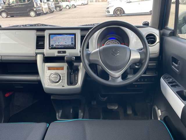 スズキ ハスラー G ターボ 富山県 2015(平27)年 5.9万km サマーブルーM ワンオーナー/禁煙車/社外ＳＤナビ/セパレート２ＷＡＹスピーカーアルパイン/DVD再生機能有/Bluetooth/フルセグTV/プッシュスタート/スマートキー/衝突被害軽減システム/ドアバイザー/純正フロアマット