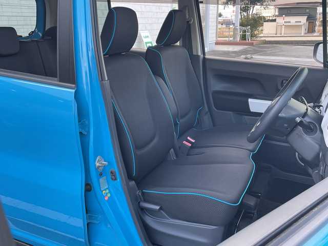 スズキ ハスラー G ターボ 富山県 2015(平27)年 5.9万km サマーブルーM ワンオーナー/禁煙車/社外ＳＤナビ/セパレート２ＷＡＹスピーカーアルパイン/DVD再生機能有/Bluetooth/フルセグTV/プッシュスタート/スマートキー/衝突被害軽減システム/ドアバイザー/純正フロアマット