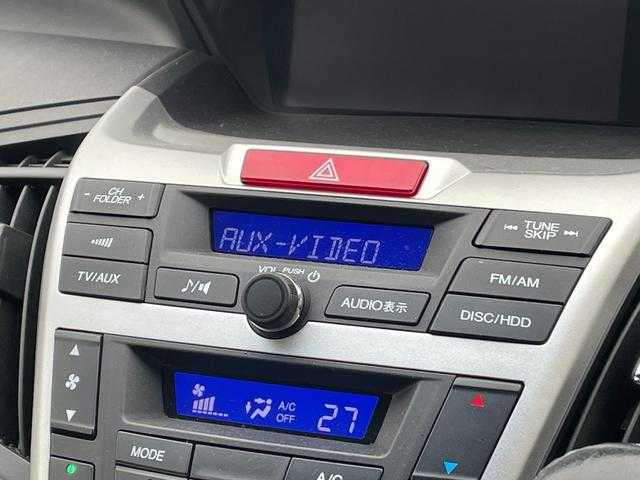 ホンダ オデッセイ M エアロパッケージ 山形県 2011(平23)年 8.3万km プレミアムホワイトパール 純正HDDナビ/　　【CD DVD　ワンセグ　USB　AUX】/バックカメラ/HIDオートライト/フォグライト/レザーシート/純正16インチアルミホイール/後席モニター/パドルシフト/電動格納ミラー/リモコンキー/ETC