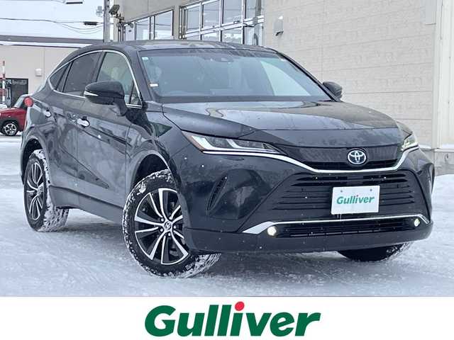 トヨタ ハリアー ハイブリッド G 道北・旭川 2023(令5)年 2.8万km プレシャスブラックパール /４WD//禁煙車//12.3インチ純正ディスプレイオーディオ/BT/USB/TV//バックカメラ//12.3インチTFTカラーメーター//ビルトインETC2.0//デジタルインナーミラー//前後ドライブレコーダー//パワーバックドア//左右独立オートエアコン//トヨタセーフティーセンス//OPブラインドスポットモニター//OPパーキングサポートブレーキ/PCS/LTA/LDA/RSA/AHS/PKSB/レーダークルーズコントロール//ミラーヒーター//革巻きステアリング//ステアリングスイッチ//ハーフレザーシート//運転席パワーシート//オートライト//LEDヘッドライト//LEDフォグランプ//ミラーウィンカー//スマートキー//スペアキー//プッシュスタート//保証書