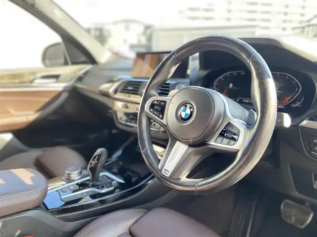 ＢＭＷ Ｘ３ xDrive20d Mスポーツ 栃木県 2021(令3)年 6万km 黒 パノラマサンルーフ /HUD /harman/kardon　/ACC /全方位 /純正ナビ /フルセグ  /パワーシート /シートH /茶革 /電動リアゲート　/ETC /LED /純正20インチAW /社外レーダー