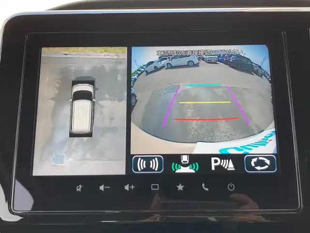 スズキ ソリオ HV SZ 静岡県 2022(令4)年 0.3万km キャラバンアイボリーPM スズキセーフティーサポート/純正9インチメモリーナビ/　AM FM CD DVD Bluetooth USB AppleCarPlay　 /AndroidAuto/フルセグテレビ/レーダークルーズコントロール/LEDヘッドランプ/シートヒーター（前席）/ヘッドアップディスプレイ/リアクリアランスソナー/パドルシフト/純正15インチアルミホイール/アラウンドビューモニター/両側パワースライドドア