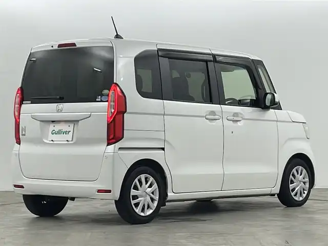 ホンダ Ｎ ＢＯＸ G L ホンダセンシング 福島県 2018(平30)年 5.4万km プラチナホワイトパール 衝突軽減ブレーキ/・車線逸脱警報装置/純正ナビ/・型番：AVN138M/・ワンセグTV/FA/AM//USB/CD/・バックカメラ/・ETC/片側パワースライドドア/クルーズコントロール/ステアリングスイッチ/プッシュスタート/・スマートキー/・スペアキー/LEDライト/・オートライト/・オートマチックハイビーム/レーンキープアシスト/電動格納ミラー/ドアバイザー/純正フロアマット/ウインカーミラー