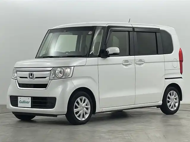 ホンダ Ｎ ＢＯＸ G L ホンダセンシング 福島県 2018(平30)年 5.4万km プラチナホワイトパール 衝突軽減ブレーキ/・車線逸脱警報装置/純正ナビ/・型番：AVN138M/・ワンセグTV/FA/AM//USB/CD/・バックカメラ/・ETC/片側パワースライドドア/クルーズコントロール/ステアリングスイッチ/プッシュスタート/・スマートキー/・スペアキー/LEDライト/・オートライト/・オートマチックハイビーム/レーンキープアシスト/電動格納ミラー/ドアバイザー/純正フロアマット/ウインカーミラー