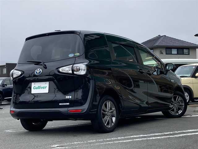 トヨタ シエンタ ハイブリッド G 静岡県 2018(平30)年 5.7万km ブラックマイカ エンジンスタートボタン/ワンオーナー/パワーステアリング/パワーウィンドウ/アイドリングストップ/スマートキー/オートエアコン/ETC2.0/バックカメラ/純正SDナビ（CD.BT.フルセグ）/3列シート/ウォークスルー/純正アルミホイール/純正フロアマット/両側パワースライドドア/ABS/横滑り防止装置/Wエアバック/2列目タンブルシート