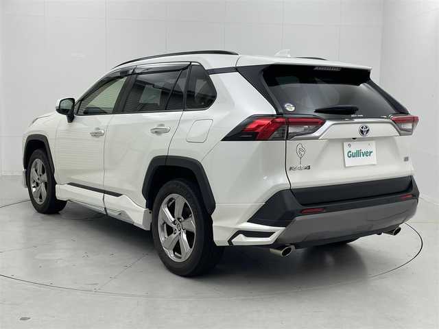 トヨタ ＲＡＶ４ ハイブリットG 茨城県 2021(令3)年 4万km ホワイトパールクリスタルシャイン 純正DA/全方位カメラ/フルセグ/ナビキット/サンルーフ/モデリスタエアロ/AC100V/衝突被害軽減ブレーキ/車線逸脱抑制装置/レーダークルーズコントロール/オートマチックハイビーム/クリアランスソナー/BSM/ETC/ドラレコ/シートヒーター/ステアリングヒーター/純正18インチAW/LEDヘッドライト/スマートキー