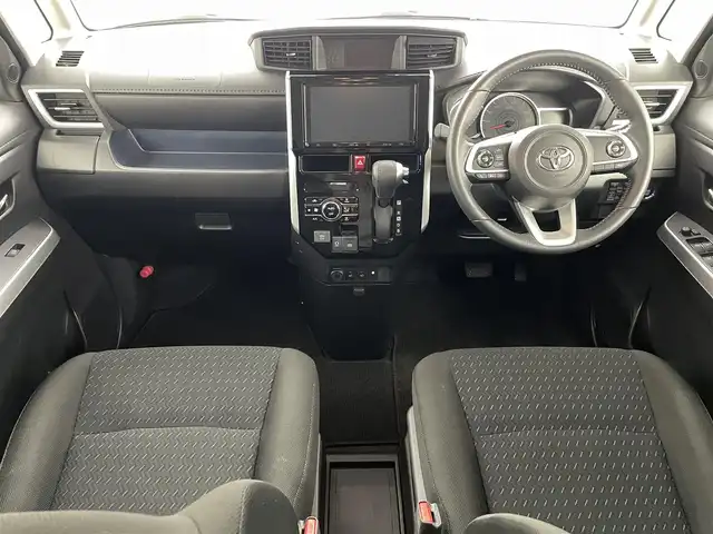 トヨタ ルーミー カスタムG－T 福島県 2021(令3)年 3.9万km ブラックマイカメタリック スマートアシスト/・衝突軽減ブレーキ/・車線逸脱警報装置/・スマートパーキングアシスト/・レーンキープコントロール/・レーダークルーズコントロール/・コーナーセンサー/純正ナビ/・型番：NSZT-Y68T/・フルセグTV/Bluetooth/CD/DVD/・バックカメラ/・ETC/・ドライブレコーダー/両側パワースライドドア/電子パーキング/・オートホールド/アイドリングストップ/プッシュスタート/・スマートキー/・スペアキー/LEDヘッドライト/・オートライト/・オートマチックハイビーム/純正フロアマット/ドアバイザー