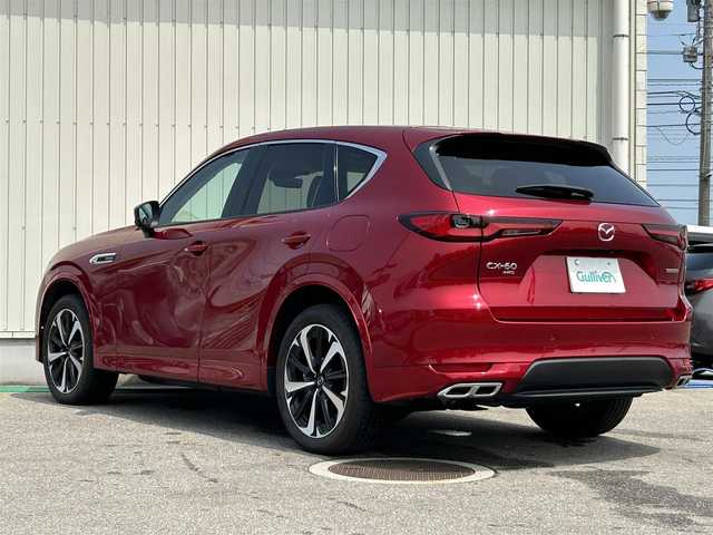 マツダ ＣＸ－６０ 富山県 2022(令4)年 0.7万km ソウルレッドクリスタルM ４WD/サンルーフ/12.3インチマツダコネクトナビ/アラウンドビューモニター/BOSEサウンド/androidauto/AppleCarPlay/Bluetooth/フルセグＴＶ/AC１００V電源/置くだけ充電/HDMi入力/タイプC端子/前席パワーシート/前席エアシート/全席シートヒーター/スマートブレーキサポート/レーダークルーズコントロール/ブラインドスポットモニター/レーンキープアシスト/パワーバックドア/LEDオートライト