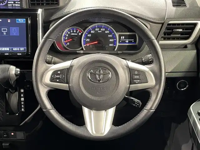 トヨタ タンク カスタムG S 愛知県 2016(平28)年 5.2万km ブラックマイカメタリック 純正９インチナビ　/(FM/AM/CD・DVD再生/フルセグTV/SD/Bluetooth)/スマートアシスト　/　　-衝突軽減ブレーキ　/　　-車線逸脱警報/　　-誤発進抑制機能/　　-先行車発進お知らせ機能/両側パワースライドドア　/シートヒーター　/バックモニター　/前後ドライブレコーダー　/オートクルーズコントロール　/アイドリングストップ　/パーキングセンサー　/ＬＥＤヘッドライト/LEDフォグランプ/プッシュスタート/　　-スマートキー