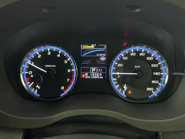 スバル レヴォーグ 1．6GTアイサイト Vスポーツ 秋田県 2020(令2)年 4.1万km WRブルーパール ４ＷＤ/社外ナビ/（AM/FM/CD/Bluetooth）/バック・サイドカメラ/パワーシート（D席）/シートヒーター（D/N席）/全車速追従機能付クルーズコントロール/オートビークルホールド/アイサイトセーフティプラス/スバルリヤビークルディテクション/アクティブレーンキープ/プリクラッシュブレーキ/パドルシフト/純正フロアマット/オートライト/スマートキー/電動格納ミラー/ＥＴＣ/取扱説明書/保証書