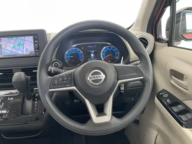 日産 デイズ X 愛知県 2020(令2)年 2.1万km ブロッサムピンク 純正7インチSDナビ（あり）/バックカメラ/コーナーセンサー/アルミホイール/レーンキープアシスト/ドライブレコーダー/衝突被害軽減ブレーキ/フルセグTV/CD/Bluetooth/ステアリングスイッチ/スマートキー/プッシュスタート