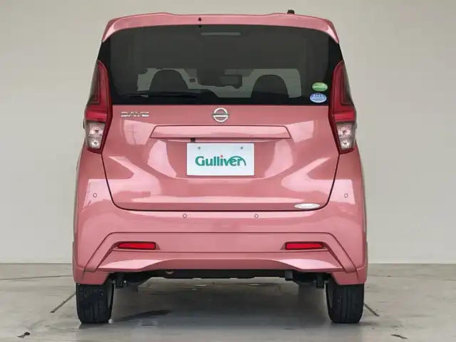 日産 デイズ X 愛知県 2020(令2)年 2.1万km ブロッサムピンク 純正7インチSDナビ（あり）/バックカメラ/コーナーセンサー/アルミホイール/レーンキープアシスト/ドライブレコーダー/衝突被害軽減ブレーキ/フルセグTV/CD/Bluetooth/ステアリングスイッチ/スマートキー/プッシュスタート