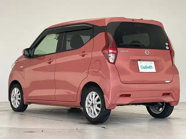 日産 デイズ X 愛知県 2020(令2)年 2.1万km ブロッサムピンク 純正7インチSDナビ（あり）/バックカメラ/コーナーセンサー/アルミホイール/レーンキープアシスト/ドライブレコーダー/衝突被害軽減ブレーキ/フルセグTV/CD/Bluetooth/ステアリングスイッチ/スマートキー/プッシュスタート