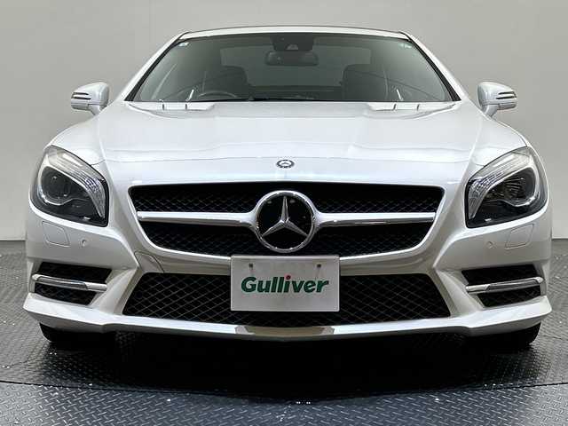メルセデス・ベンツ ＳＬ３５０ 愛媛県 2013(平25)年 6.5万km ダイヤモンドホワイト 純正ナビ/ワンセグ／Ｂｌｕｅｔｏｏｔｈ／ＣＤ／ＵＳＢ/バックカメラ/サンルーフ/衝突軽減ブレーキ/レーンキープアシスト/ブラインドスポットモニター/ＬＥＤヘッドライト/ＤＮ席パワーシート/DN席シートヒーター/アテンションアシスト