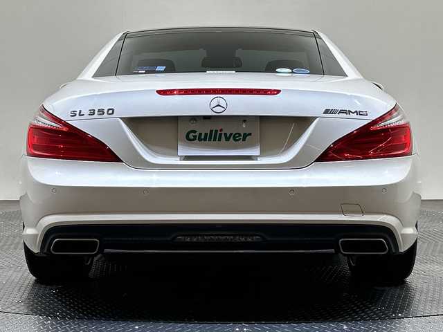 メルセデス・ベンツ ＳＬ３５０ 愛媛県 2013(平25)年 6.5万km ダイヤモンドホワイト 純正ナビ/ワンセグ／Ｂｌｕｅｔｏｏｔｈ／ＣＤ／ＵＳＢ/バックカメラ/サンルーフ/衝突軽減ブレーキ/レーンキープアシスト/ブラインドスポットモニター/ＬＥＤヘッドライト/ＤＮ席パワーシート/DN席シートヒーター/アテンションアシスト