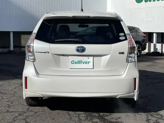 トヨタ プリウス α G ツーリングセレクション 福島県 2013(平25)年 8.9万km ホワイトパールクリスタルシャイン 純正ナビ/フルセグＴＶ/ＣＤ／ＤＶＤ/ＦＭ・ＡＭ/Ｂｌｕｅｔｏｏｔｈ/ＥＴＣ/ＡＳＳＵＲＡレーダー探知機/ドラレコ/クルーズコントロール/純正フロアマット/ドアバイザー/夏タイヤ積込