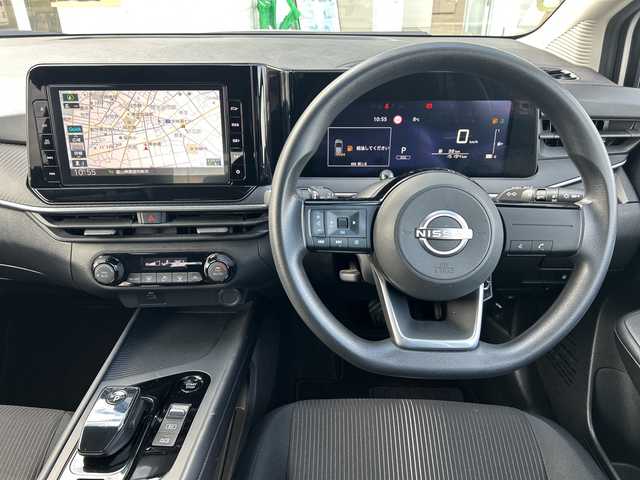 日産 ノート X 富山県 2021(令3)年 1.6万km ピュアホワイトパール ワンオーナー　/プロパイロット　/純正メモリナビゲーション/型式：MJ120D-L/【CD/SD/BT/フルセグTV】/バックカメラ/ビルトインＥＴＣ　/社外ドライブレコーダー前後/純正ＬＥＤヘッドライト　/フォグランプ/アダプティブヘッドライト/オートハイビーム/横滑り防止装置/コーナーセンサー　/オートブレーキホールド/エンジンスタートボタン/スマートキー/純正フロアマット