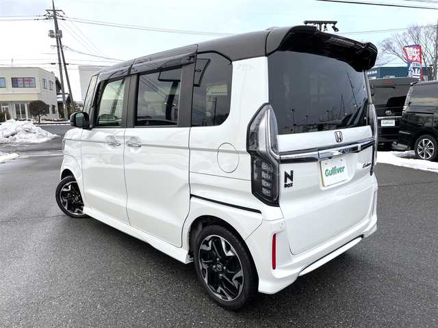 ホンダ Ｎ ＢＯＸ カスタム G L ターボ ホンダセンシング 鳥取県 2020(令2)年 4.5万km プラチナホワイトパール ターボ車/ツートンカラー/ルーフブラック/純正８型ナビ／フルセグ／ＤＶＤ／ＣＤ／ＢＴ/バックカメラ/ビルトインＥＴＣ/前後ドライブレコーダー/ホンダセンシング/レーダークルーズコントロール/レーンキープアシスト/ハーフレザーシート/前席シートヒーター/プッシュエンジンスタート/アイドリングストップ/純正アルミホイール