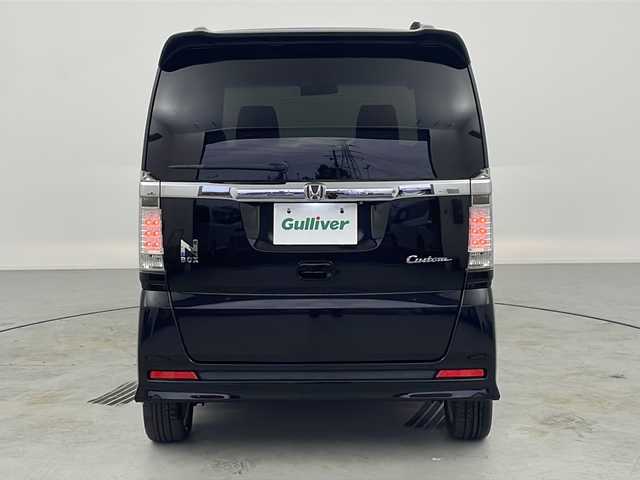 ホンダ Ｎ ＢＯＸ カスタム ターボ SSパッケージ 愛知県 2015(平27)年 5万km クリスタルブラックパール 純正ナビ /ワンセグTV/バックカメラ/CD/DVD/BT/iPod/USB/衝突軽減ブレーキ/横滑り防止/クルーズコントロール/両側パワースライドドア/パドルシフト/ECON/スマートキー/オートライト/ハロゲンヘッドライト