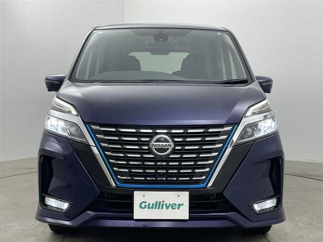 日産 セレナ e－パワー ハイウェイスター V 岡山県 2021(令3)年 2.9万km アズライトブルー 純正１０インチナビ　１１インチフリップダウンモニター　プロパイロット　衝突軽減ブレーキシステム　両側電動スライドドア　アラウンドビューモニター　ビルトインＥＴＣ　ＬＥＤヘッドライト　ドライブレコーダー