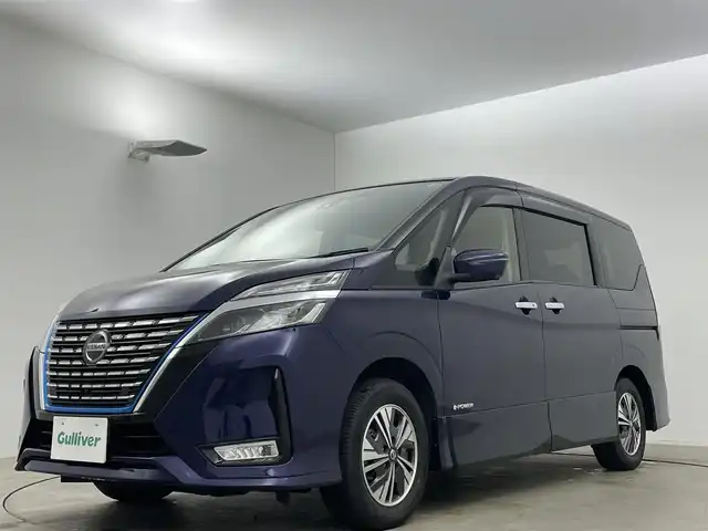 日産 セレナ e－パワー ハイウェイスター V 岡山県 2021(令3)年 2.9万km アズライトブルー 純正１０インチナビ　１１インチフリップダウンモニター　プロパイロット　衝突軽減ブレーキシステム　両側電動スライドドア　アラウンドビューモニター　ビルトインＥＴＣ　ＬＥＤヘッドライト　ドライブレコーダー