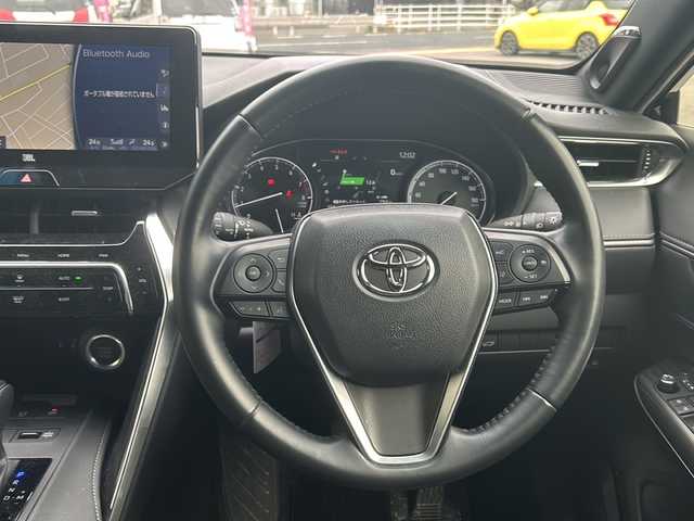 トヨタ ハリアー Z 鳥取県 2022(令4)年 4.3万km ブラック ワンオーナー　/トヨタセーフティセンス　/ＪＢＬサウンドシステム/１２．３インチＨＤディスプレイ通信型ナビ/対応車載ナビ機能/パノラミックビューモニター/フルセグTV、BT、CD/DVD、AM/FM/スマホ連携　/デジタルインナーミラー/追従機能付クルーズコントロール/ＥＴＣ2.0　/ドライブレコーダー/プッシュスタート/電動リアゲート/パワーシートD席