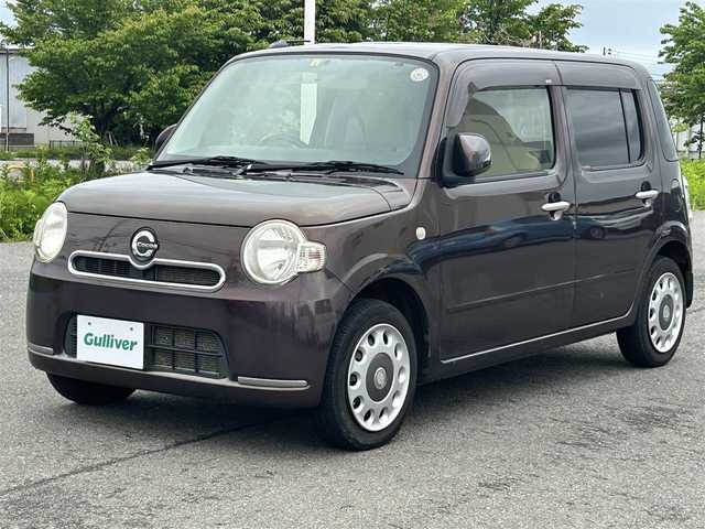ダイハツ ミラ ココア X 山形県 2014(平26)年 4.9万km プラムブラウンクリスタルマイカ スマートキー/メモリナビ/　　【CD DVD SD USB DS BT】/フルセグTV　/バックカメラ　/ETC /エコアイドル/ヘッドライトレベライザー/電動格納ミラー/純正フロアマット/ドアバイザー/AAC